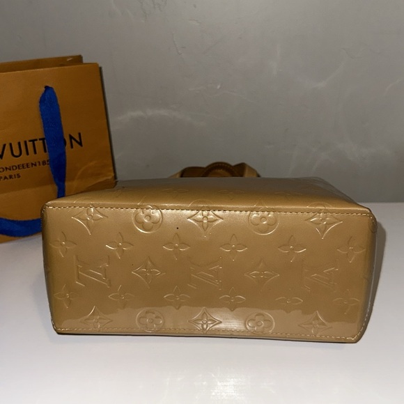 Louis Vuitton 2005 Beige Vernis Reade PM Small Purse MI0085 Top Handle LV - Picture 3 of 16
